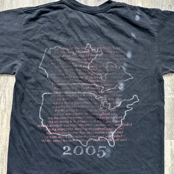 Vintage 2005 Hypocrisy North American Tour T Shirt Size M Swedish Metal Band - Picture 2 of 6